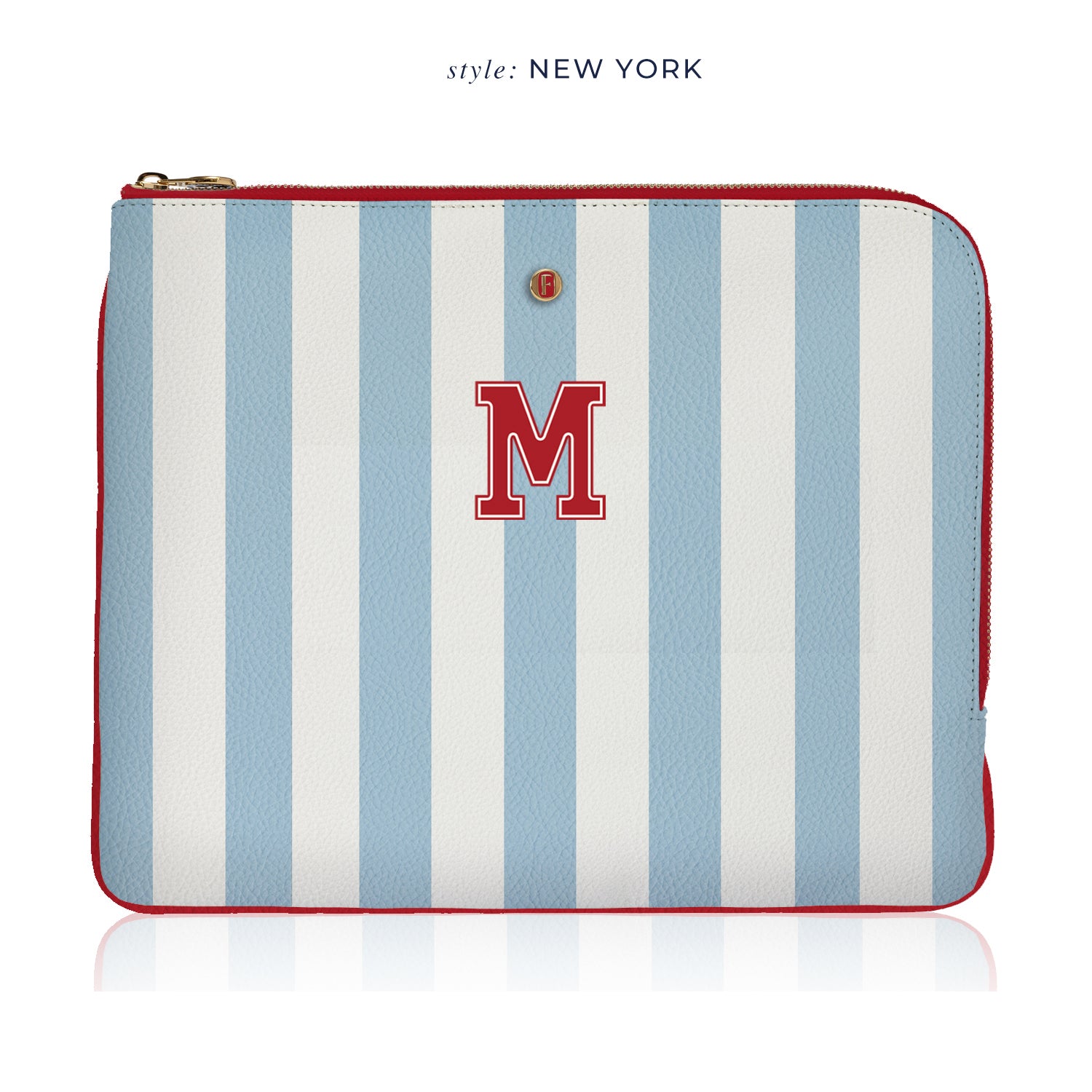 Brera Laptop Kılıfı Mavi Stripe