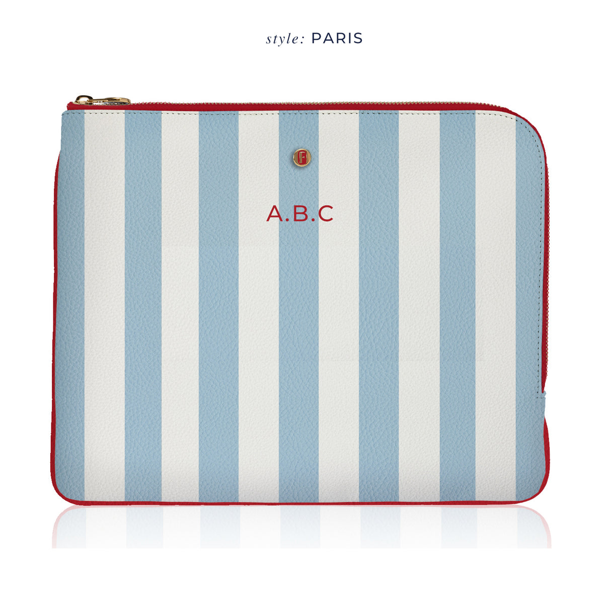 Brera Laptop Kılıfı Mavi Stripe