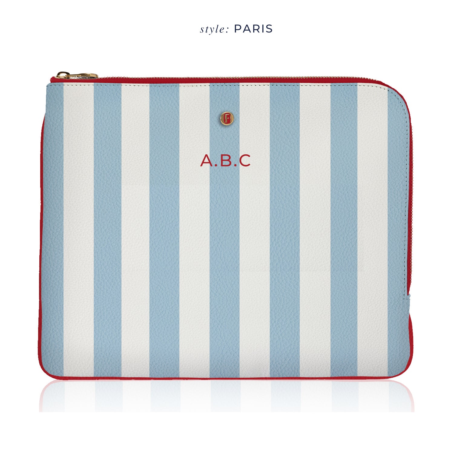 Brera Laptop Kılıfı Mavi Stripe