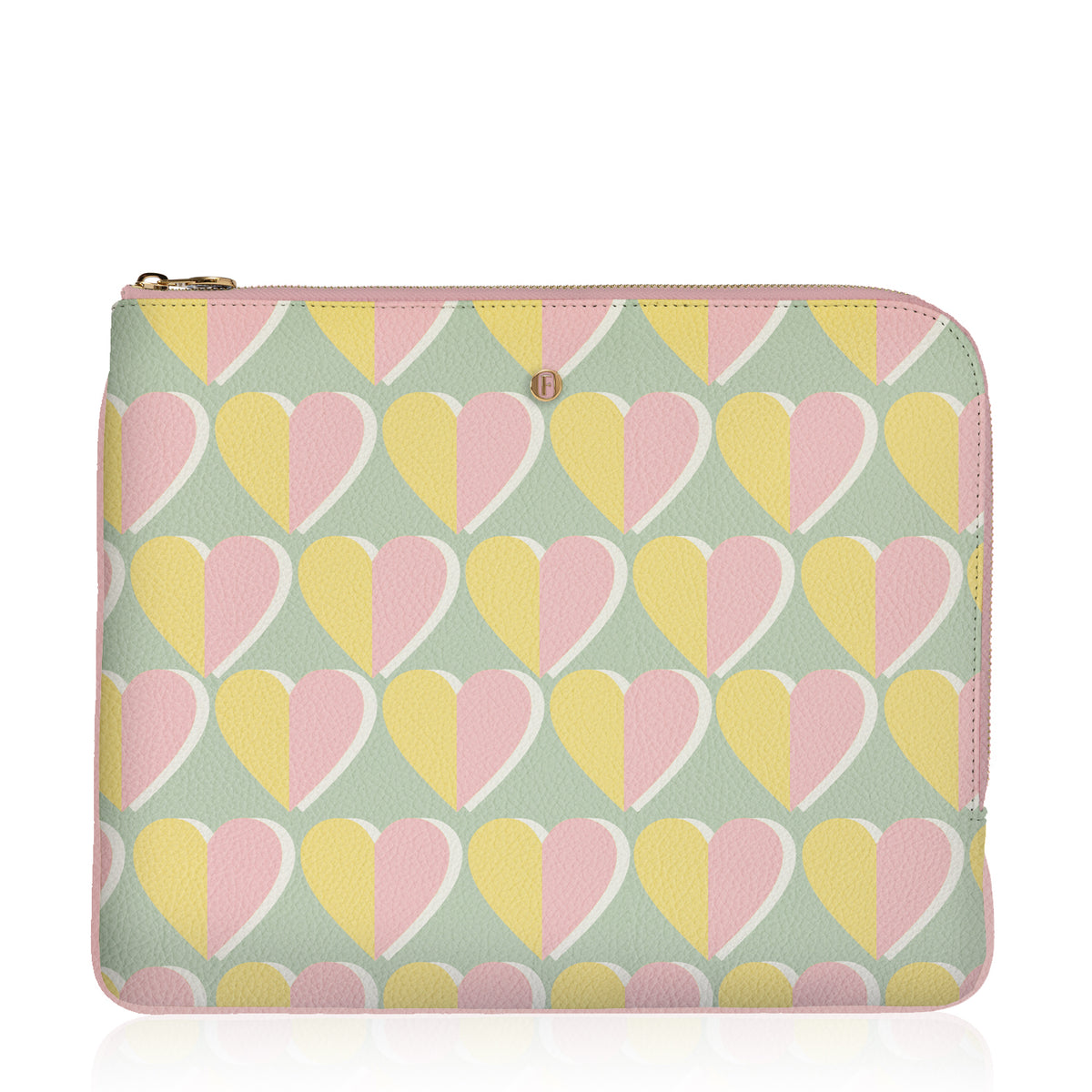 Brera Laptop Kılıfı Retro Kalpler Pastel