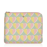 Brera Laptop Kılıfı Retro Kalpler Pastel