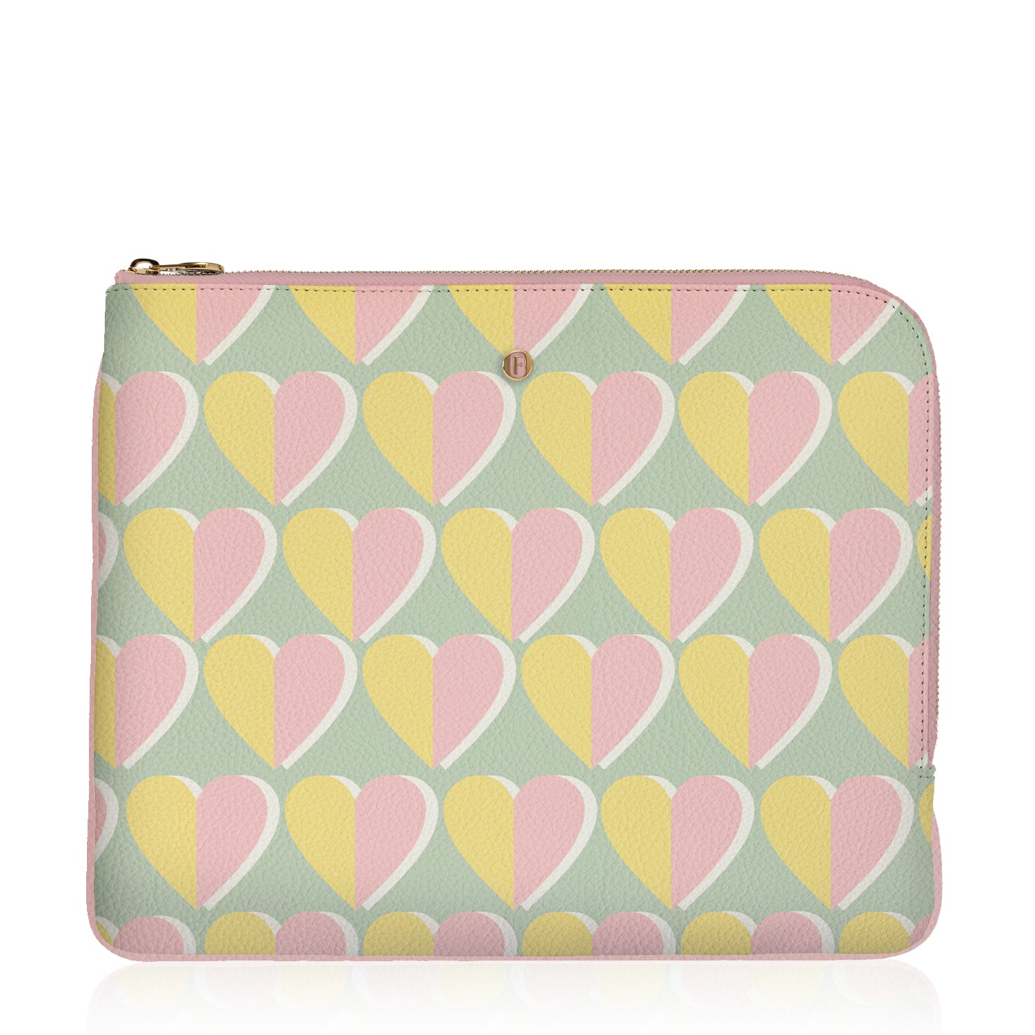 Brera Laptop Kılıfı Retro Kalpler Pastel