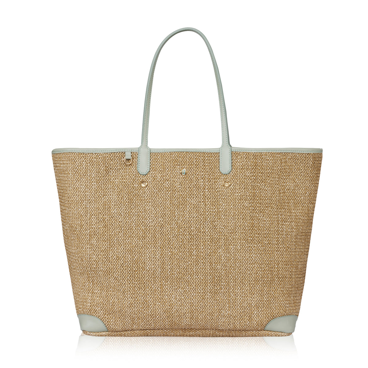 Carla XL Tote Bag Raffia Mint
