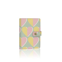 Destra Kartlık Retro Kalpler Pastel