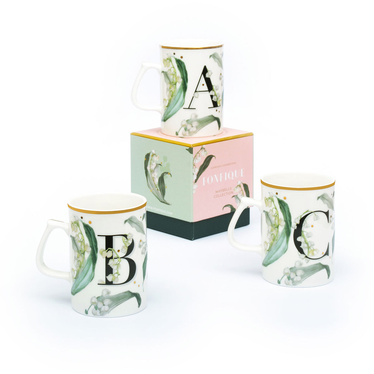 Müge Çiçeği Monogram Kupa