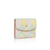 Olivia Mini Cüzdan Retro Kalpler Pastel