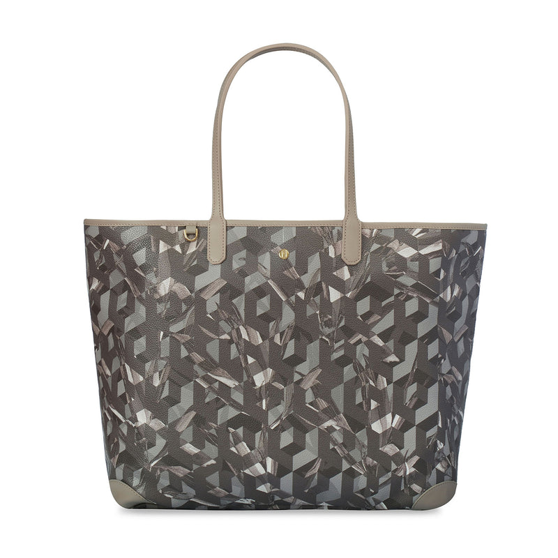 Carla XL Tote Bag The Cubes Gri