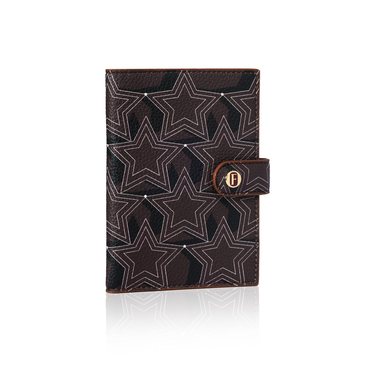 Gemma Pasaport Kılıfı Chocolate Star