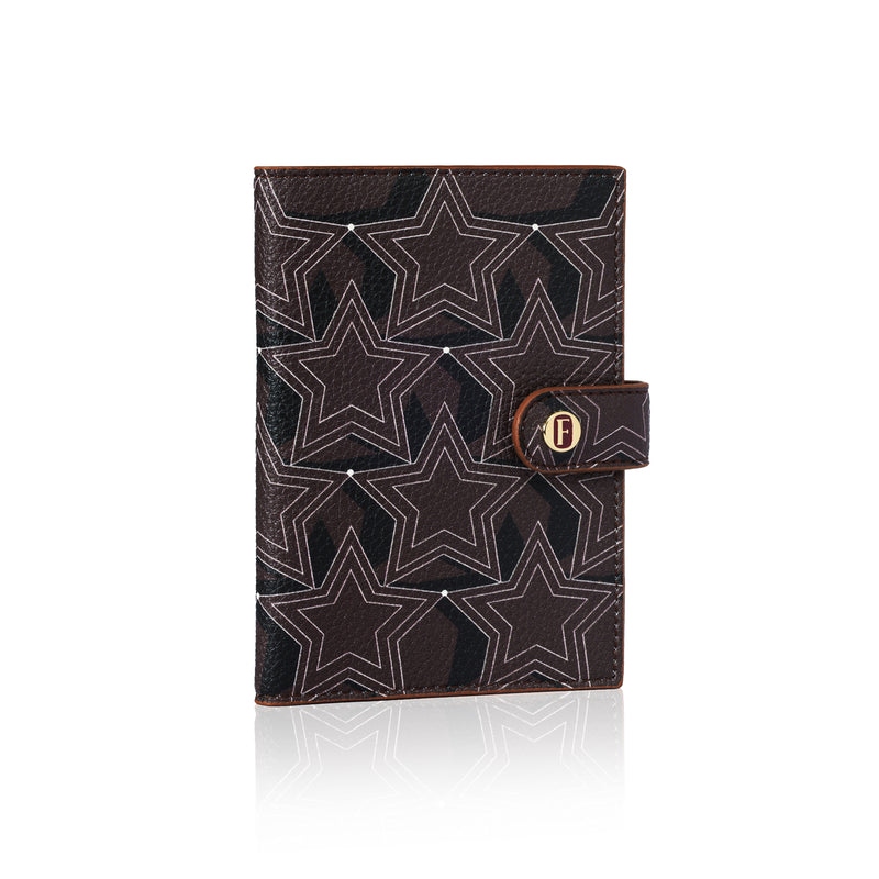Gemma Pasaport Kılıfı Chocolate Star