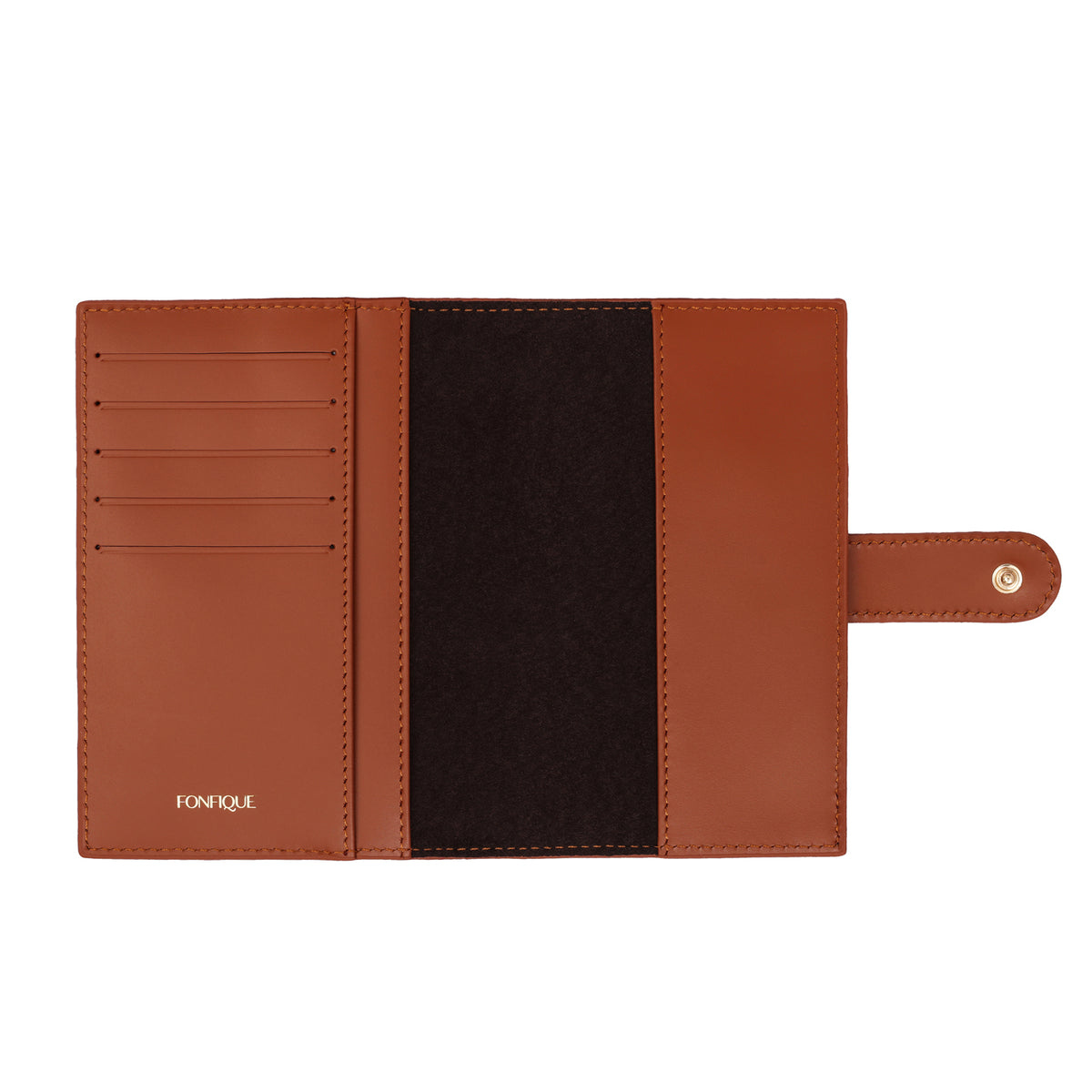 Gemma Pasaport Kılıfı Chocolate Star