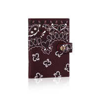 Gemma Pasaport Kılıfı Dream Bandana Bordo
