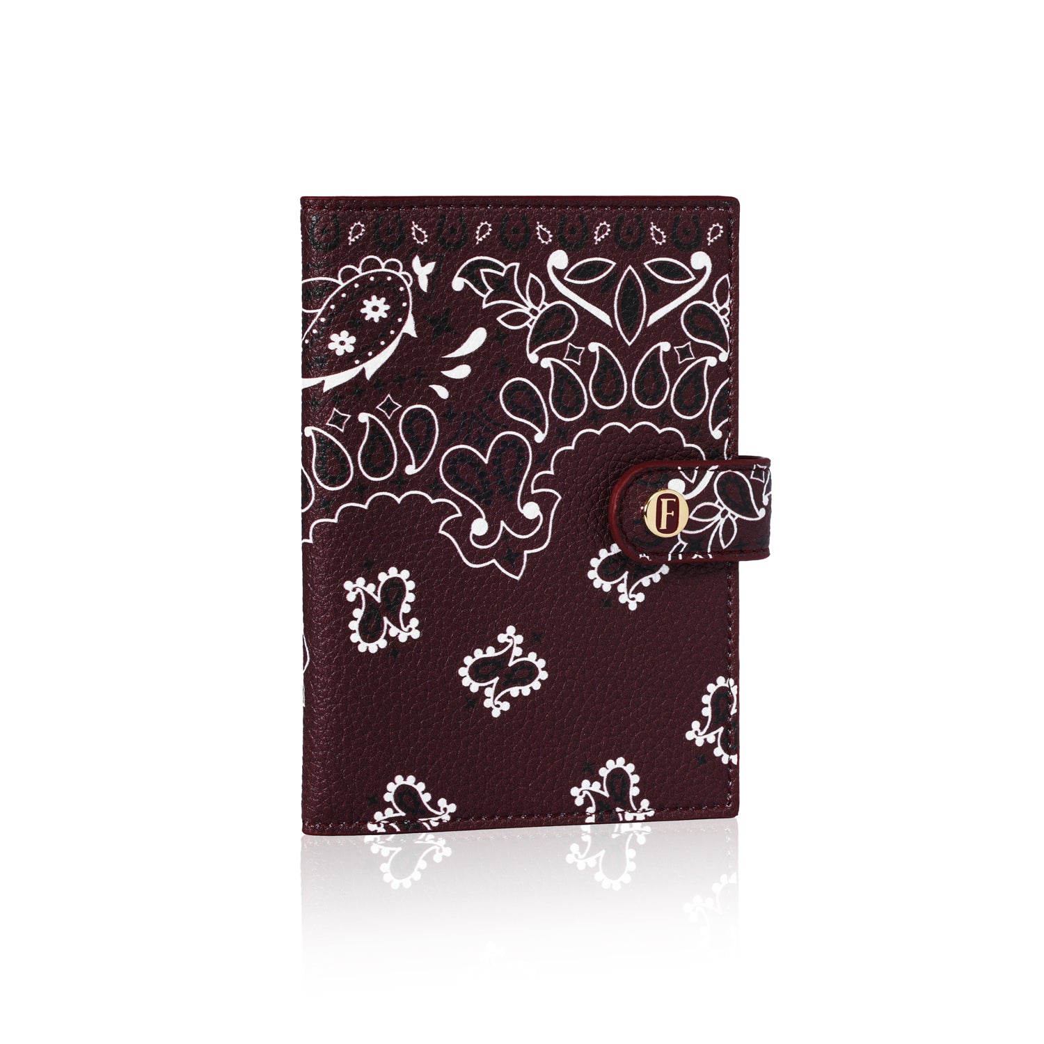 Gemma Pasaport Kılıfı Dream Bandana Bordo