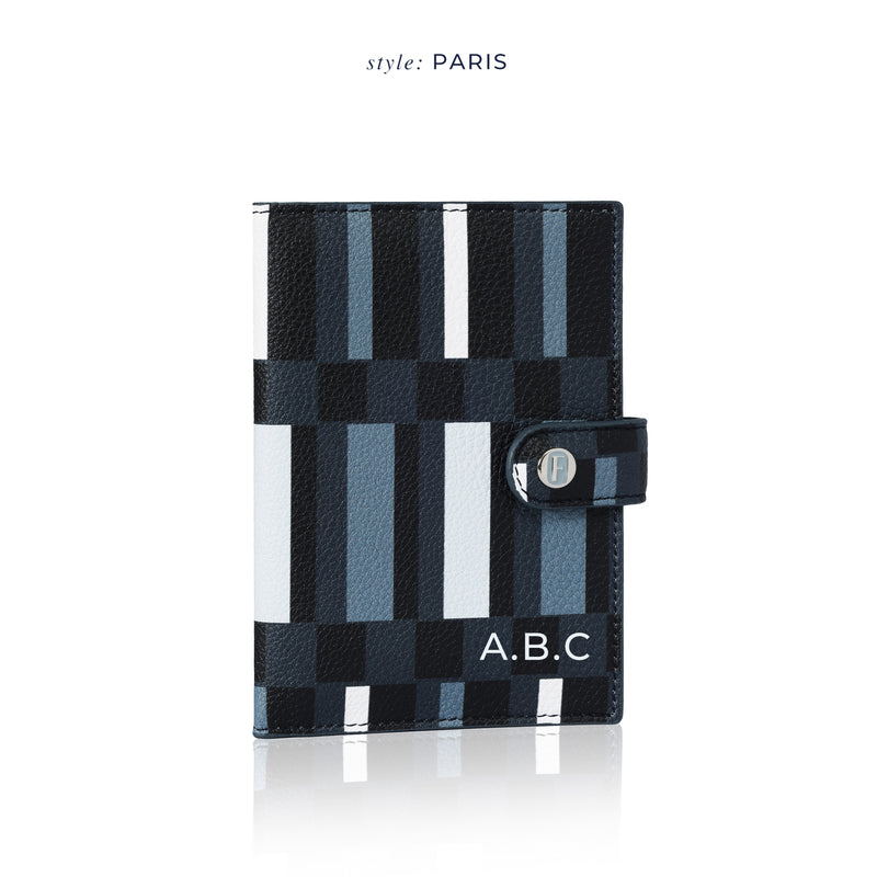 Gemma Pasaport Kılıfı Optique Lacivert