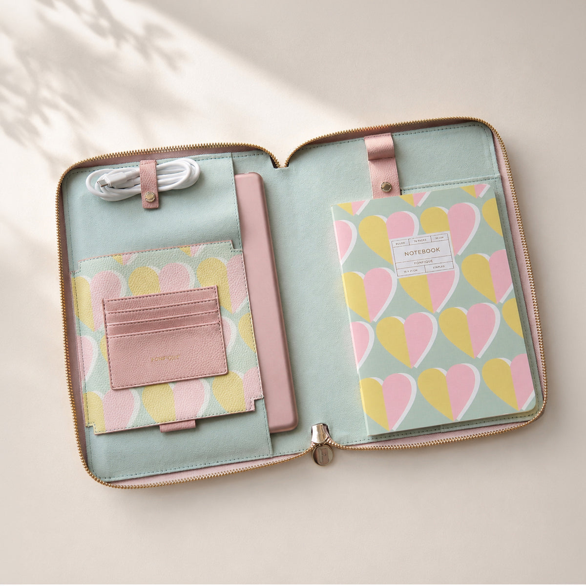 Risha Organizer Retro Kalpler Pastel