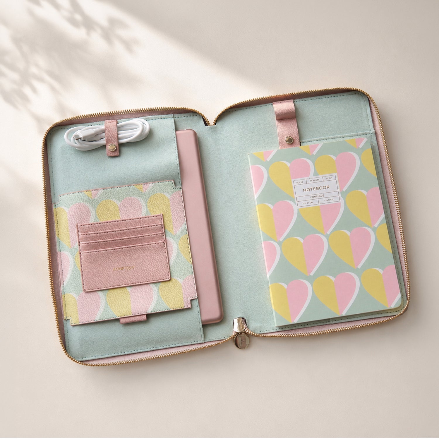 Risha Organizer Retro Kalpler Pastel