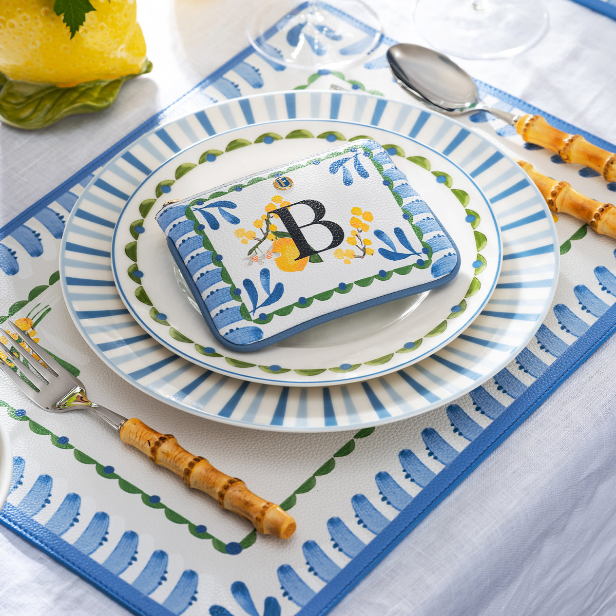 Verde Blu Yemek Tabağı