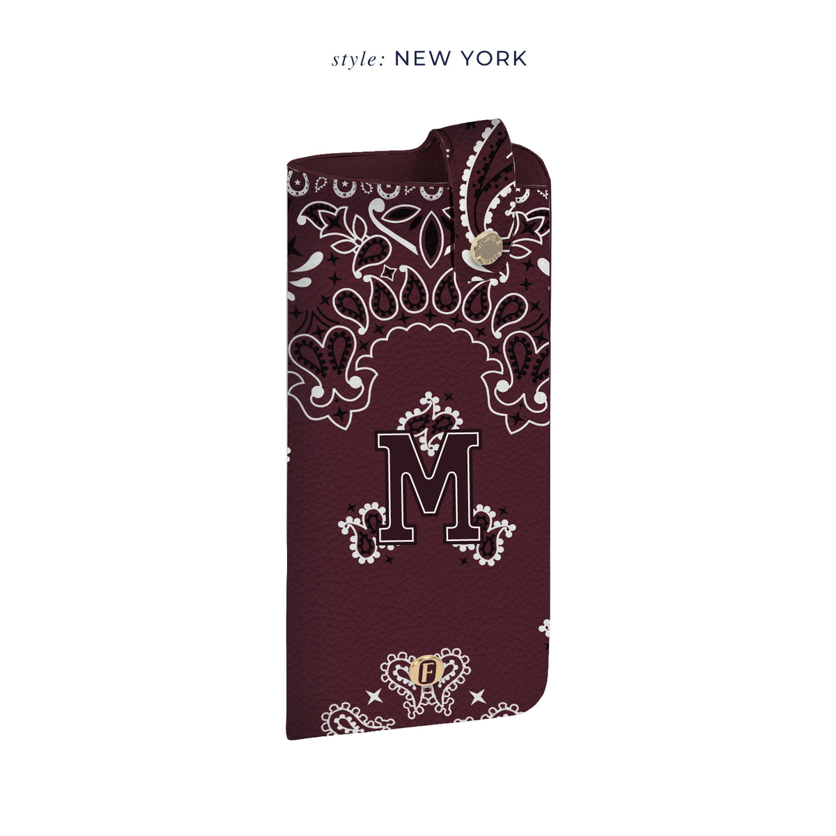 Iris Gözlük Kılıfı Dream Bandana Bordo