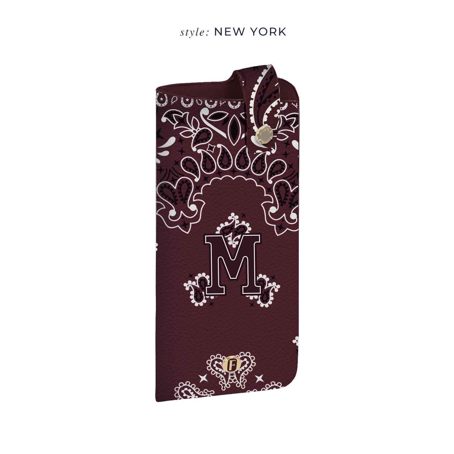 Iris Gözlük Kılıfı Dream Bandana Bordo