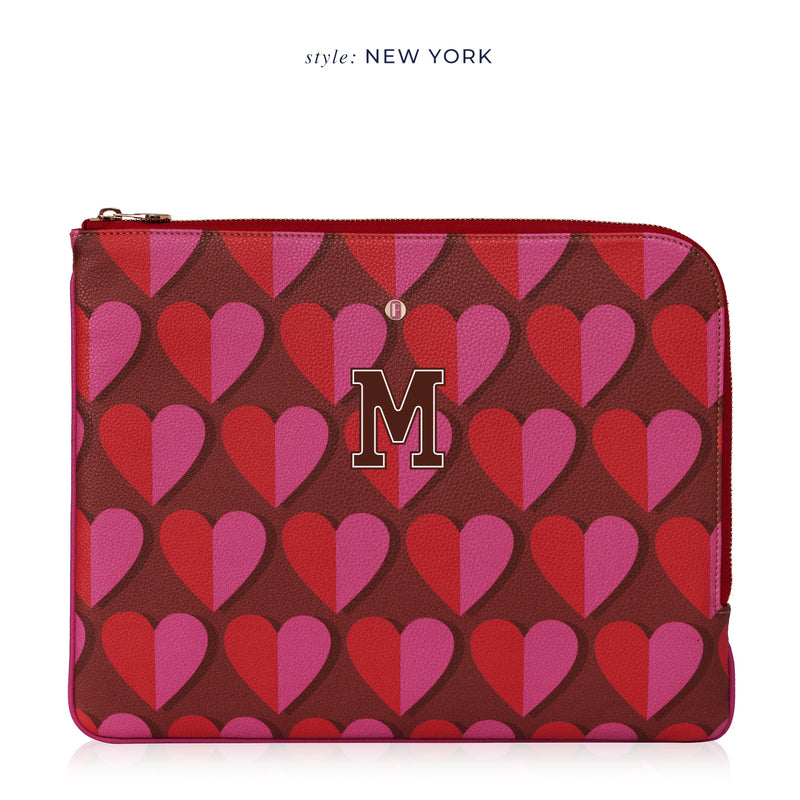 Brera Laptop Kılıfı Retro Kalpler