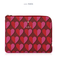 Brera Laptop Kılıfı Retro Kalpler