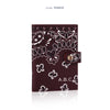 Gemma Pasaport Kılıfı Dream Bandana Bordo