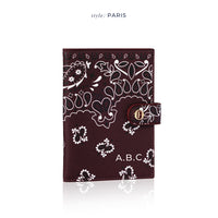 Gemma Pasaport Kılıfı Dream Bandana Bordo