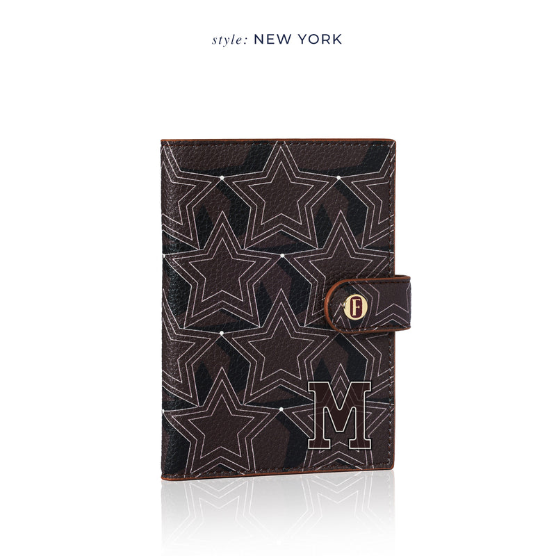 Gemma Pasaport Kılıfı Chocolate Star