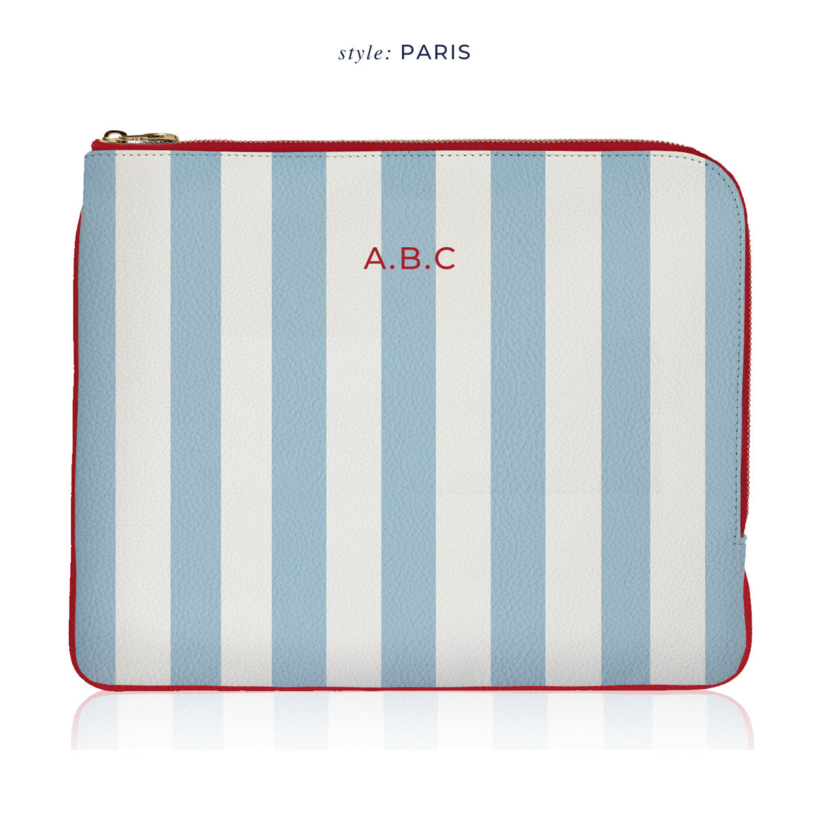 Brera Laptop Kılıfı Mavi Stripe