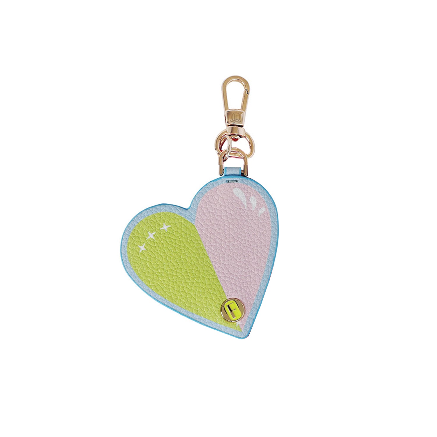 Serena Charm Mavi Kalp Pastel