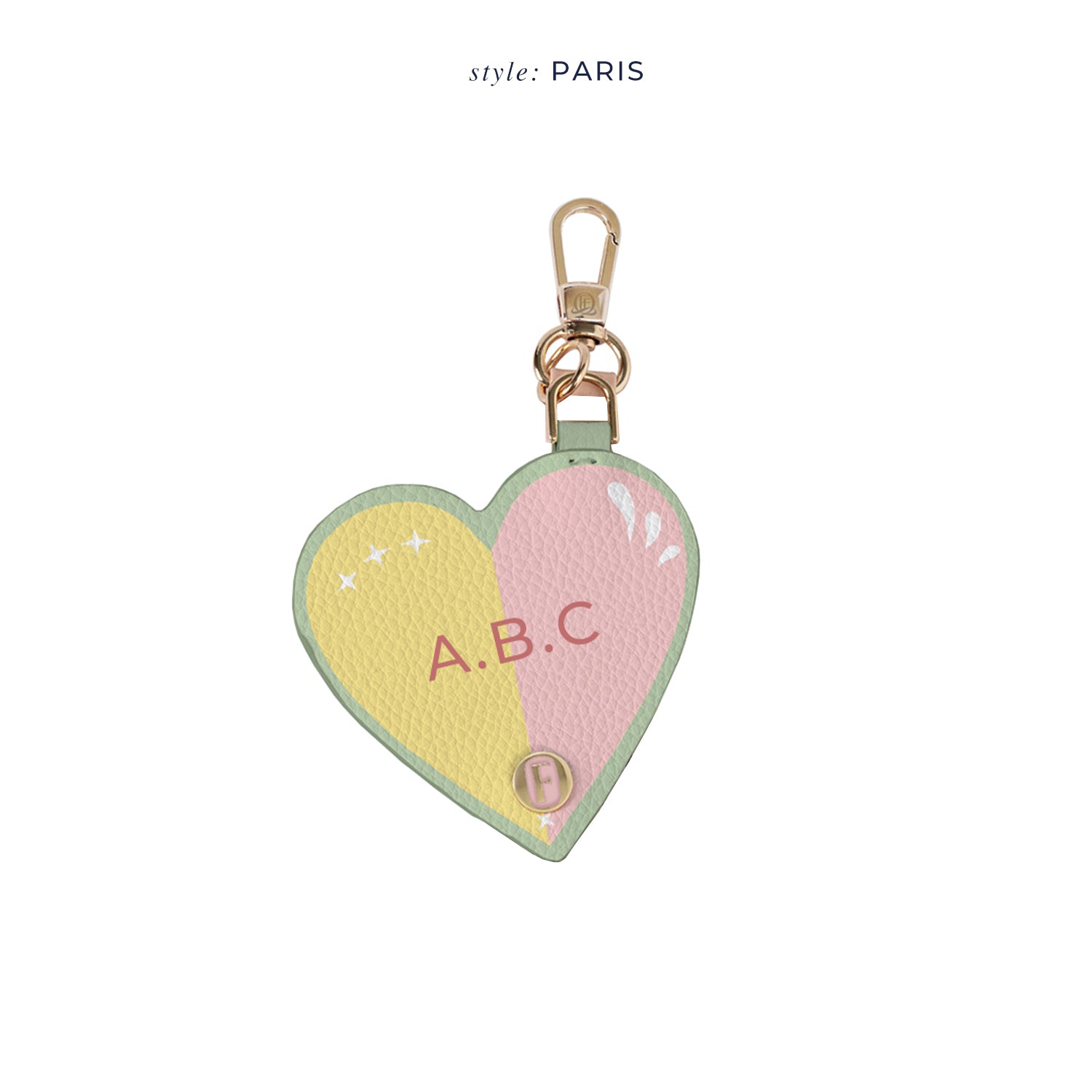 Serena Charm Kalp Pastel