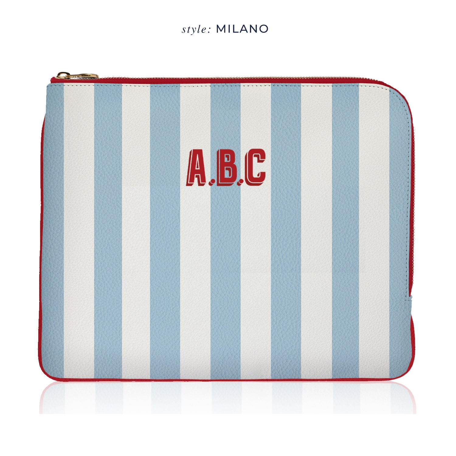 Brera Laptop Kılıfı Mavi Stripe