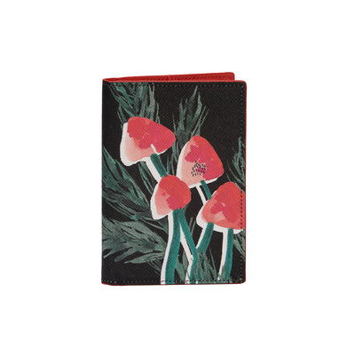 Fonfique gemma holdercover pasaport kılıfı notebook defter alice mantar mushroom winter kırmızı red hediye gift