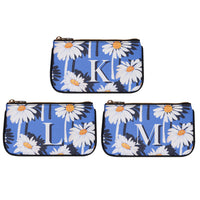 Fonfique Lily mini poşet lily mini clutch para çantası money bag Papatya Daisy Monogram blue mavi beyaz white Monogram hediye gift