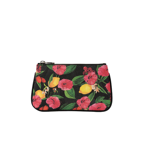fonfique lily mini poşet mini clutch para çantası money bag  floral colorfull sarı pembe yellow pink hediye gift