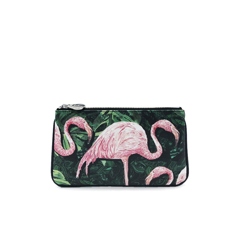 fonfique lily mini poşet mini clutch para çantası money bag  pembe flamingo pink hediye gift