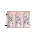 Fonfique Merita Clutch portföy çanta askılı çanta Boncuklu the vaze vazo pembe pink hediye gift