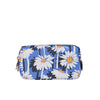 Fonfique MiniBacio Pouch makeup bag makyaj cantasi  papatya daisy mavi beyaz blue white hediye gift