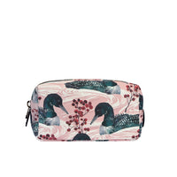 Fonfique MiniBacio Pouch makeup bag makyaj cantasi ördek loon birds pembe pink  hediye gift