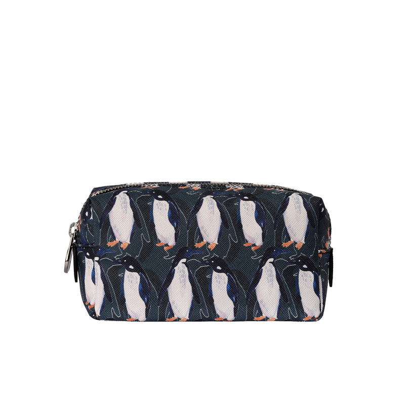 Fonfique MiniBacio Pouch makeup bag makyaj cantasi penguen penguin siyah hediye gift
