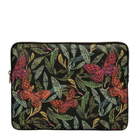 Fonfique Mitte Laptop Kılıfı Laptop Case Botanik Botanical Kelebek Butterfly  Yeşil Green Hediye Gift