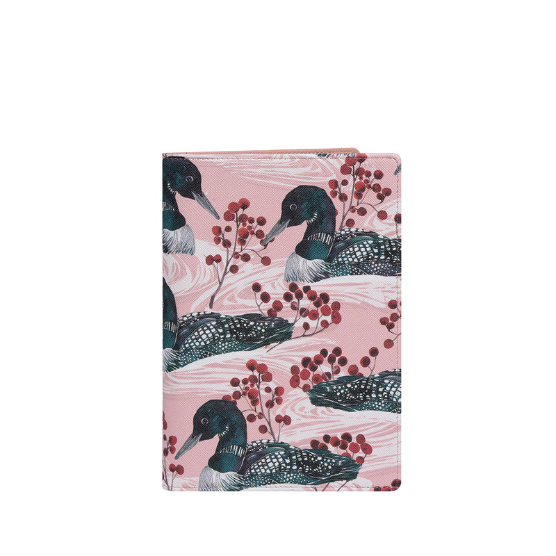  Fonfique  Fonfique nash notluk ajanda notepad  Ördek loon birds pembe pink hediye gift